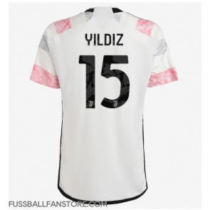 Juventus Kenan Yildiz #15 Replik Auswärtstrikot 2023-24 Kurzarm